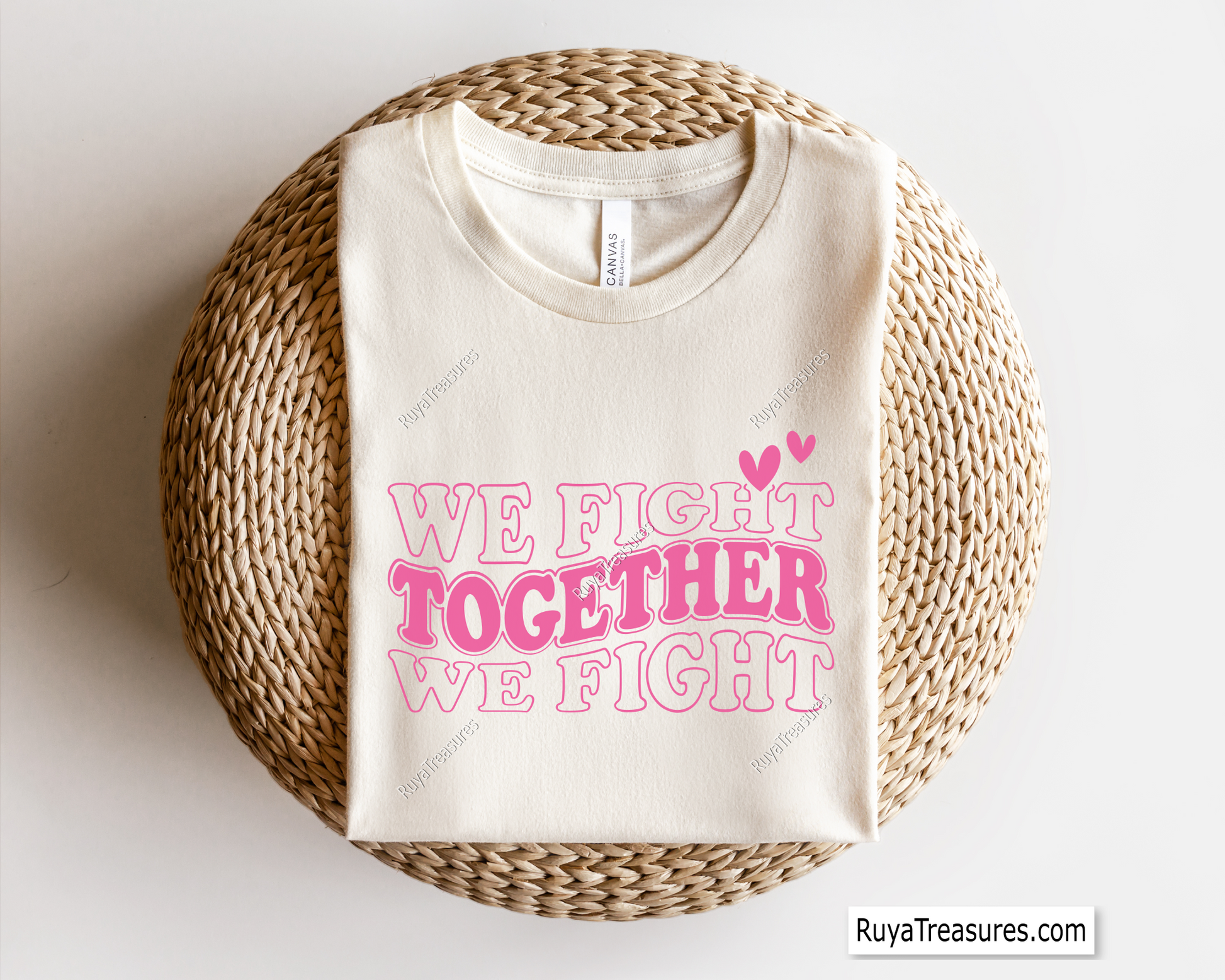 Breast Cancer Awareness Together We Fight  Svg