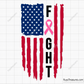 Breast Cancer Flag Svg