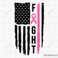 Breast Cancer Flag Svg