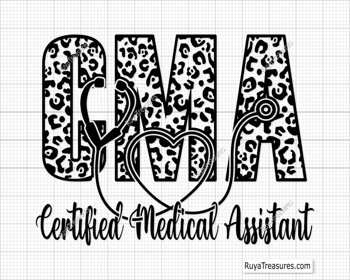 CMA Certified Medical Assistant Svg Png