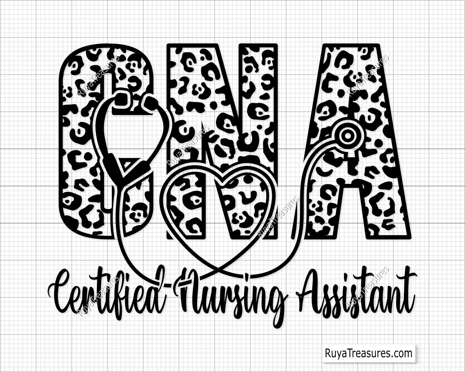 CNA Certified Nursing Assistant Svg Png