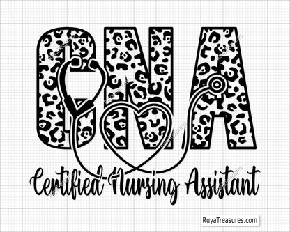 CNA Certified Nursing Assistant Svg Png