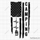 Camper Us Flag Svg