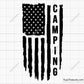 Camper Us Flag Svg
