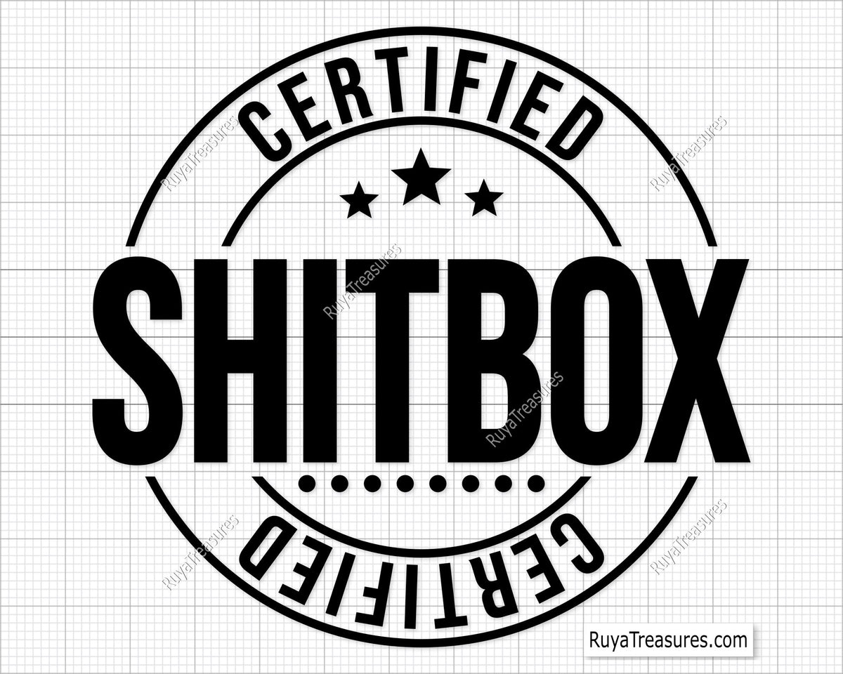 Certified Shitbox Svg