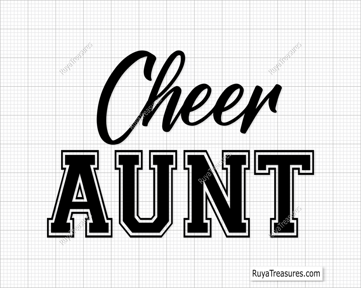 Cheer AUNT svg