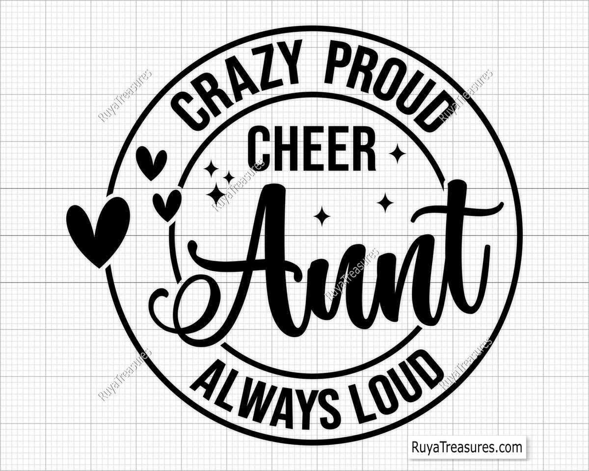 Cheer Aunt Svg