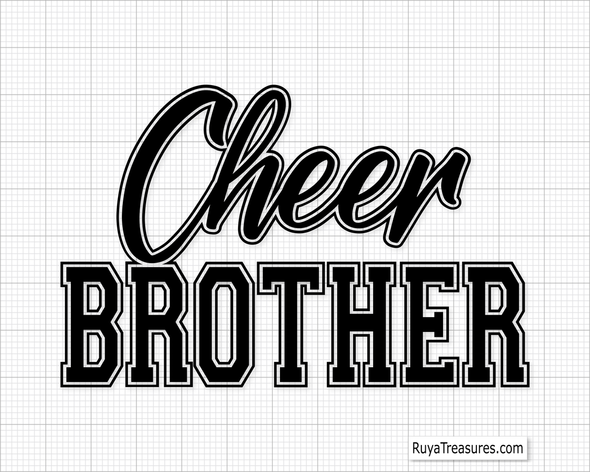 Cheer Brother svg