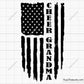 Cheer Grandma Flag Svg