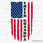 Cheer Grandpa Flag Svg
