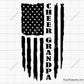 Cheer Grandpa Flag Svg