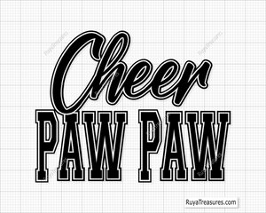 Cheer Paw Paw svg