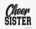 Cheer Sister svg