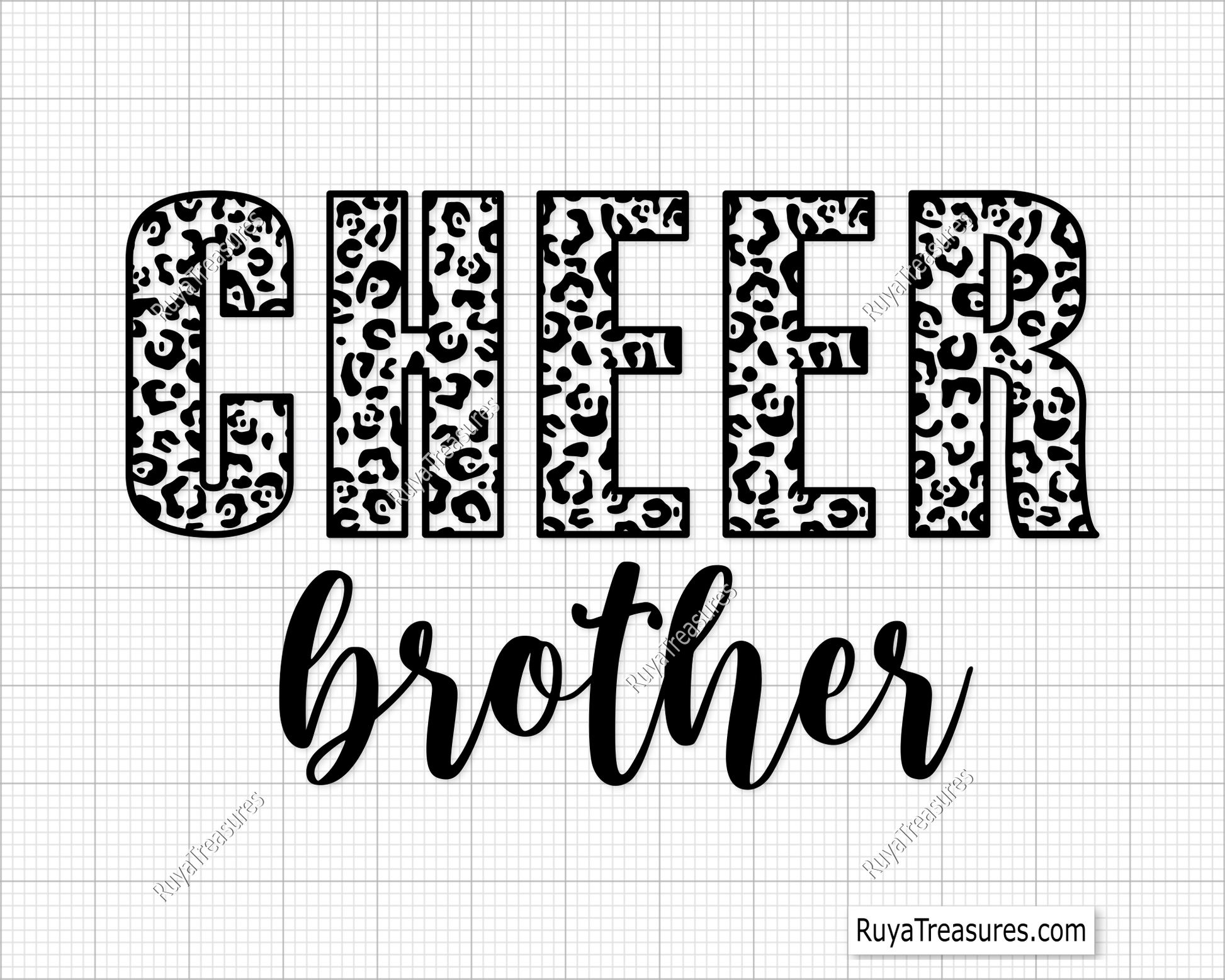 Cheer brother svg
