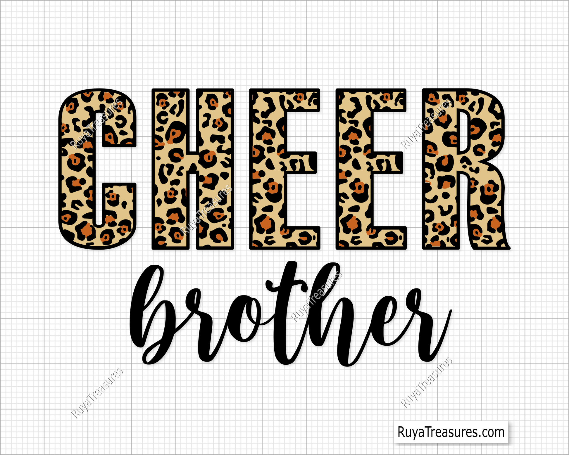 Cheer brother svg