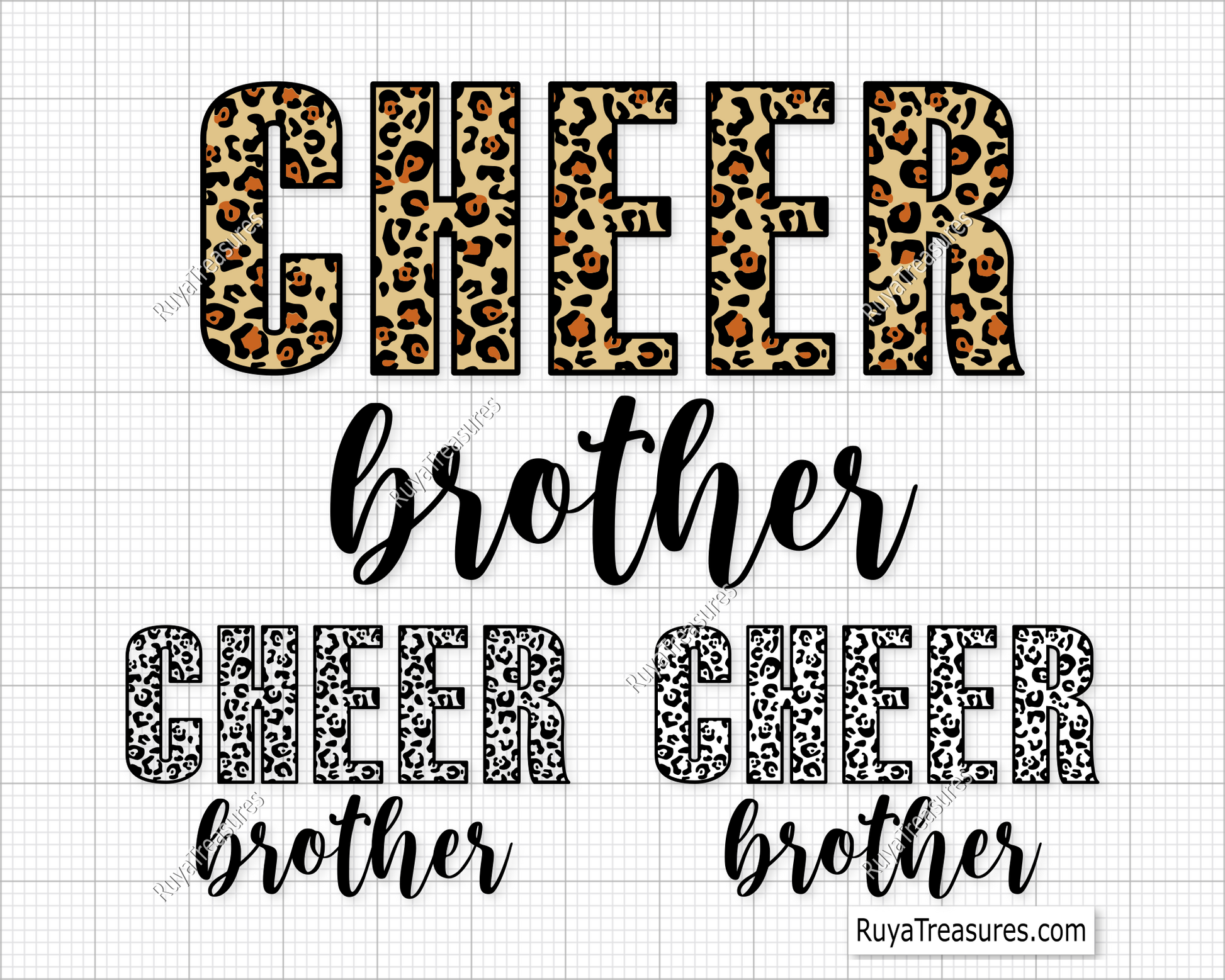 Cheer brother svg