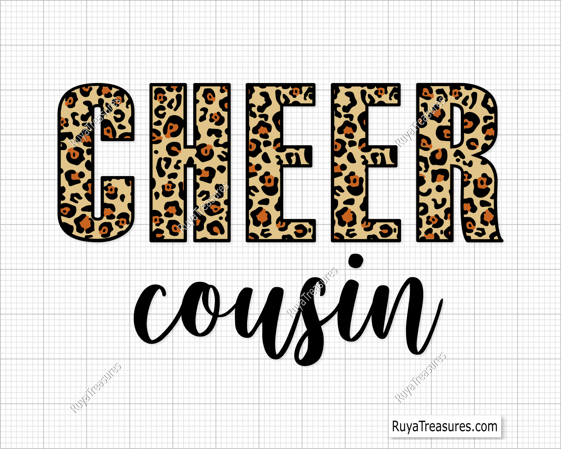 Cheer cousin svg