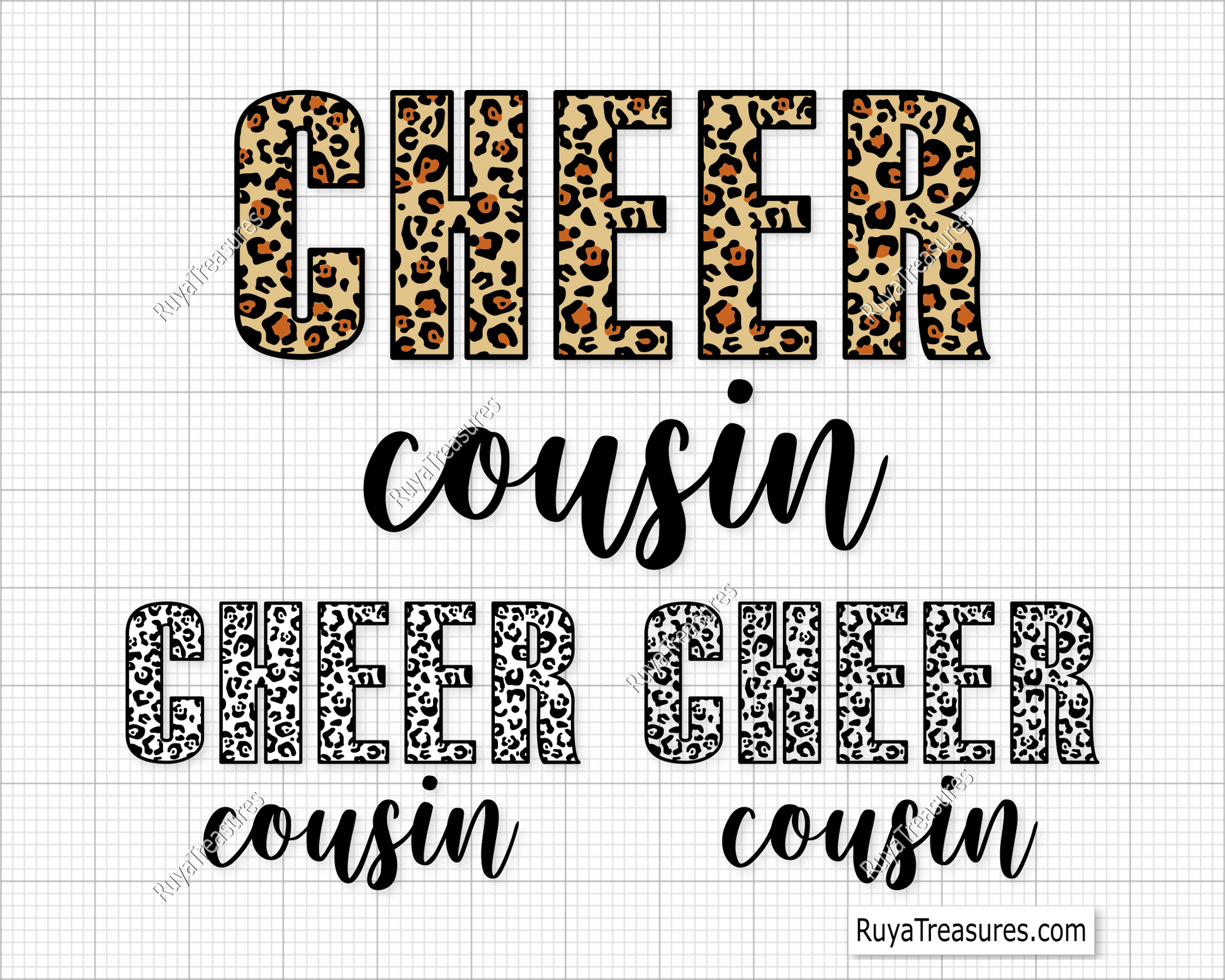 Cheer cousin svg