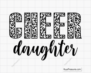 Cheer daughter svg
