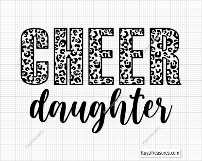 Cheer daughter svg