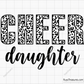 Cheer daughter svg