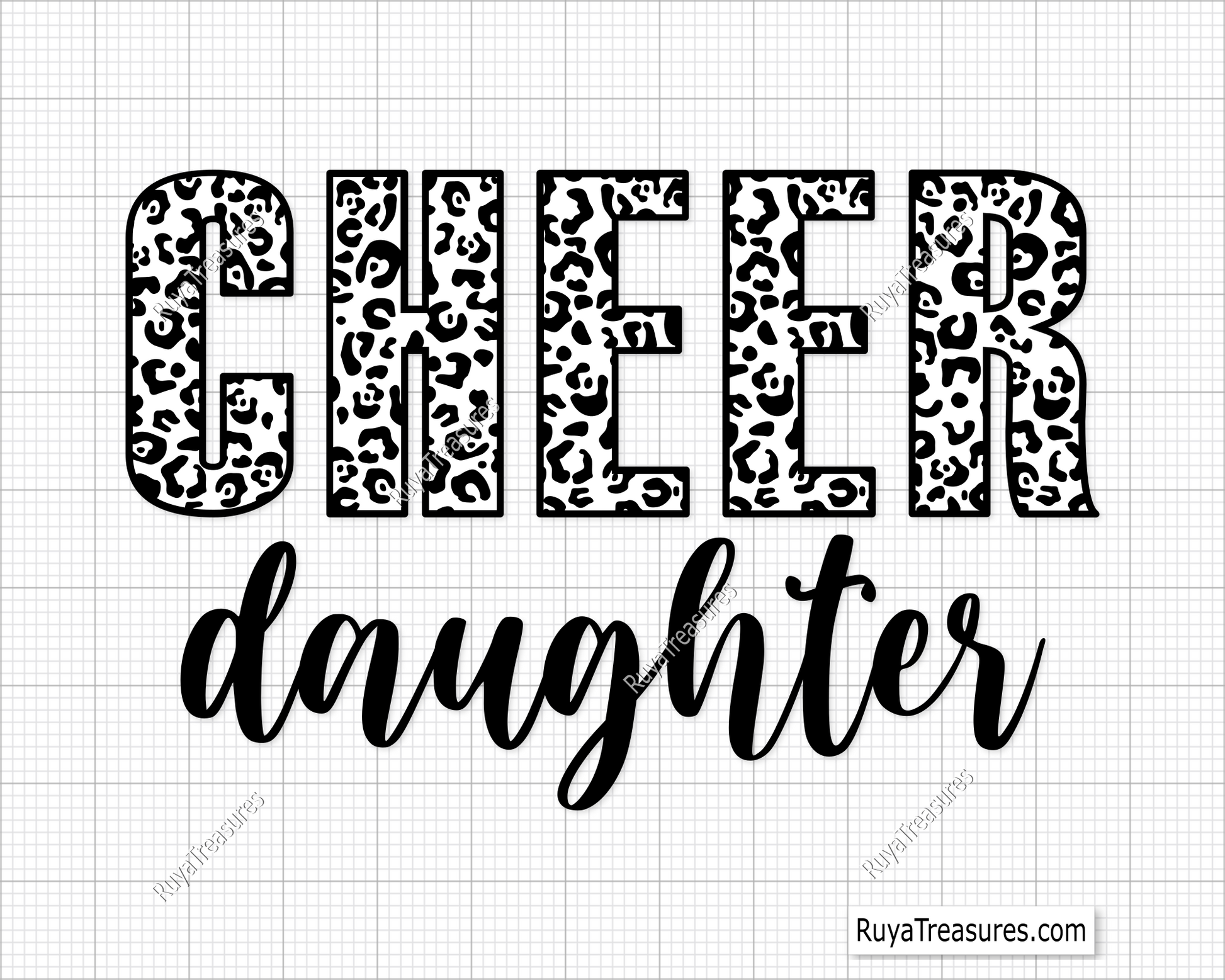 Cheer daughter svg