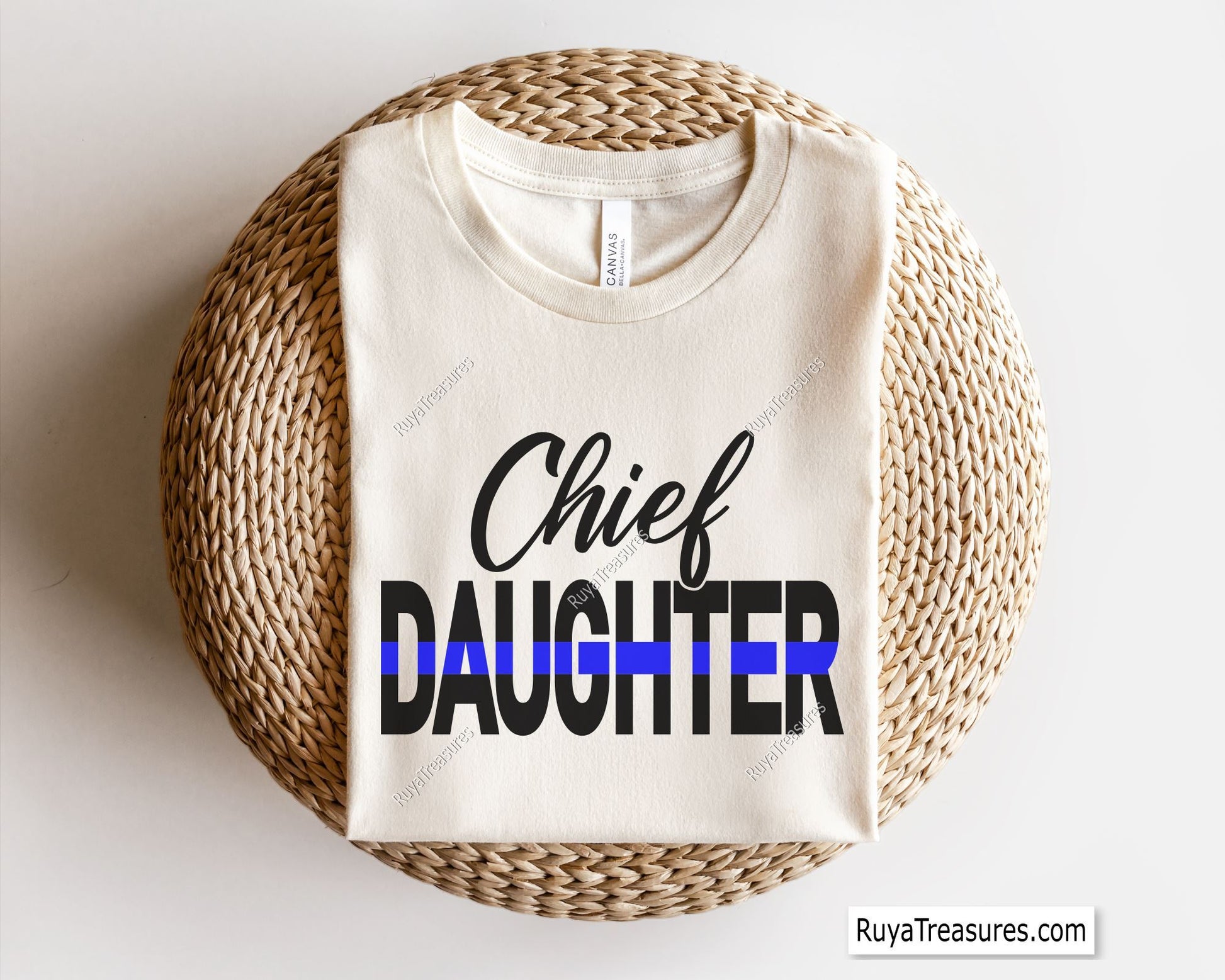 Chief Daughter Blue Line Svg