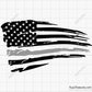 Thin silver line USA flag SVG PNG featuring distressed American flag designs in black and grey for shirts decals and patriotic projects