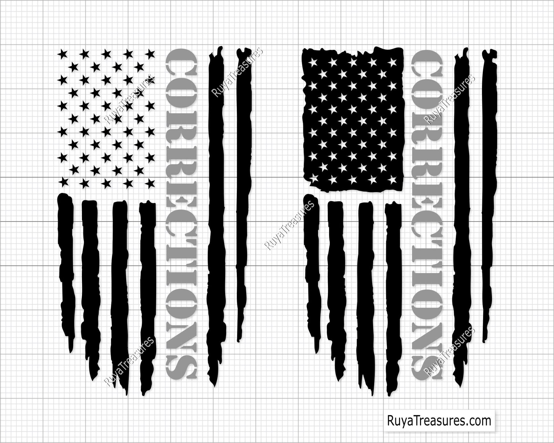 Corrections Flag svg