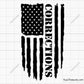 Corrections Flag svg