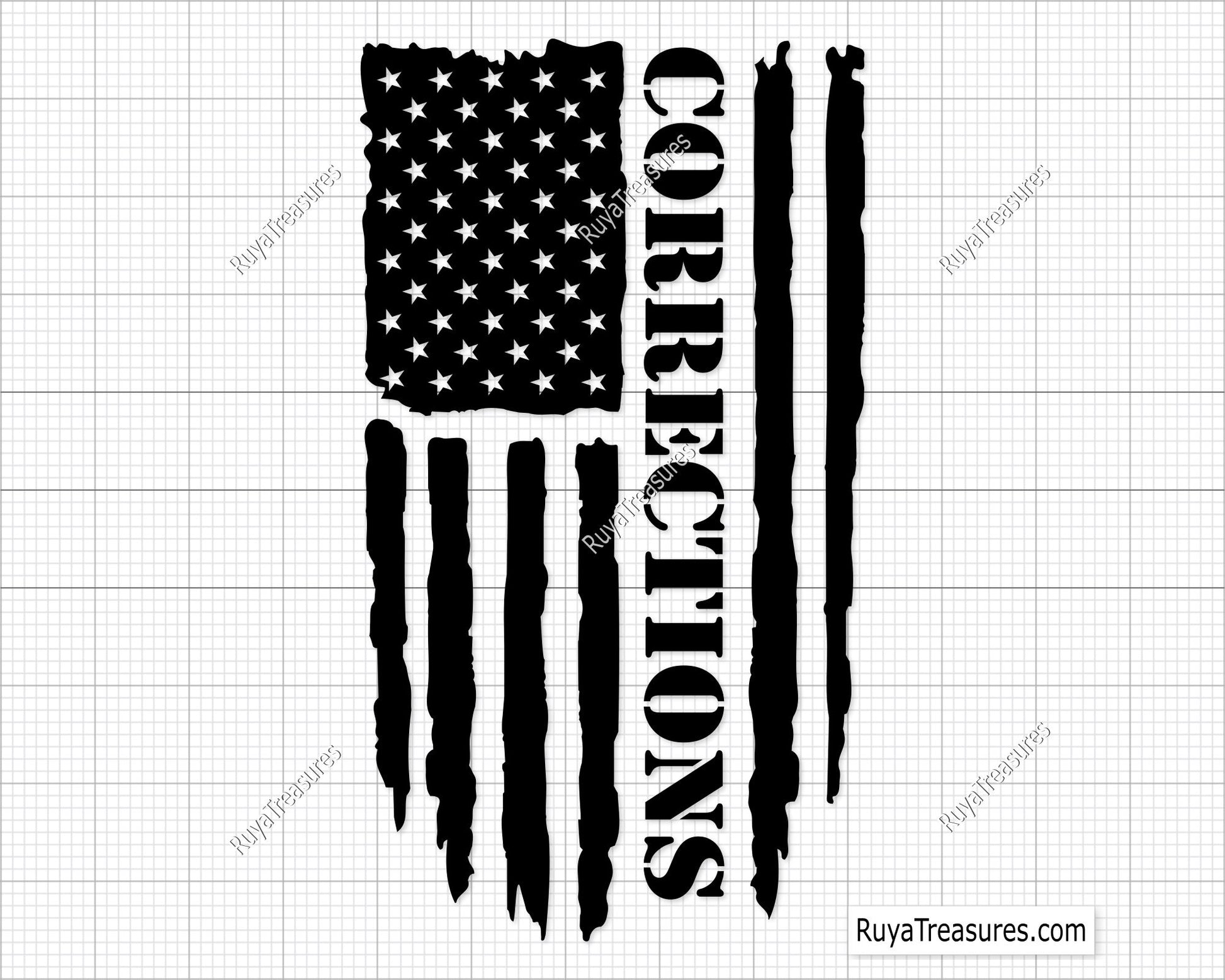 Corrections Flag svg