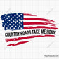 Country Roads Take Me Home Svg
