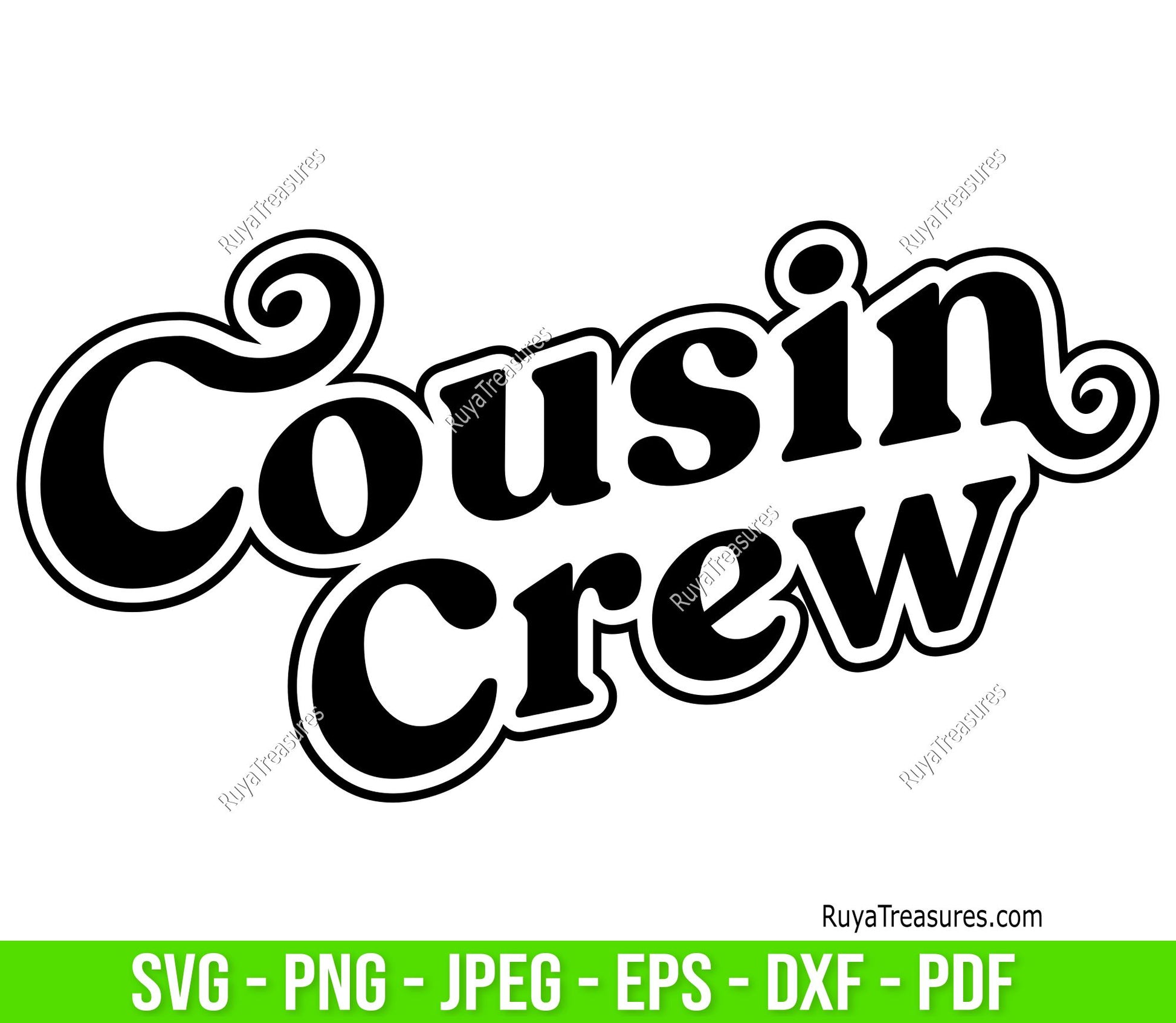 Cousin Crew Svg Bundle