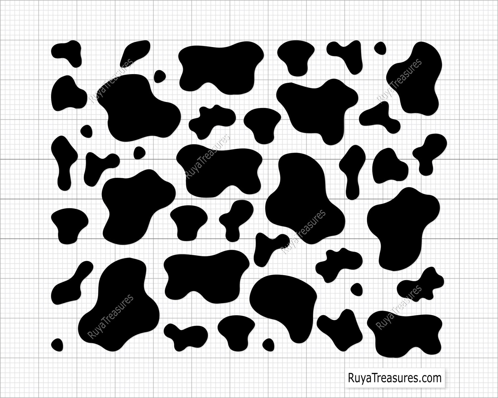 Cow Print Svg