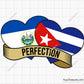 Cuba El Salvador Heart Flag Png
