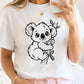 Cute Koala SVG, Kawaii Australian Animal Cut File Design