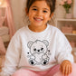 Cute Teddy Bear Heart SVG PNG, Kawaii Bear Design
