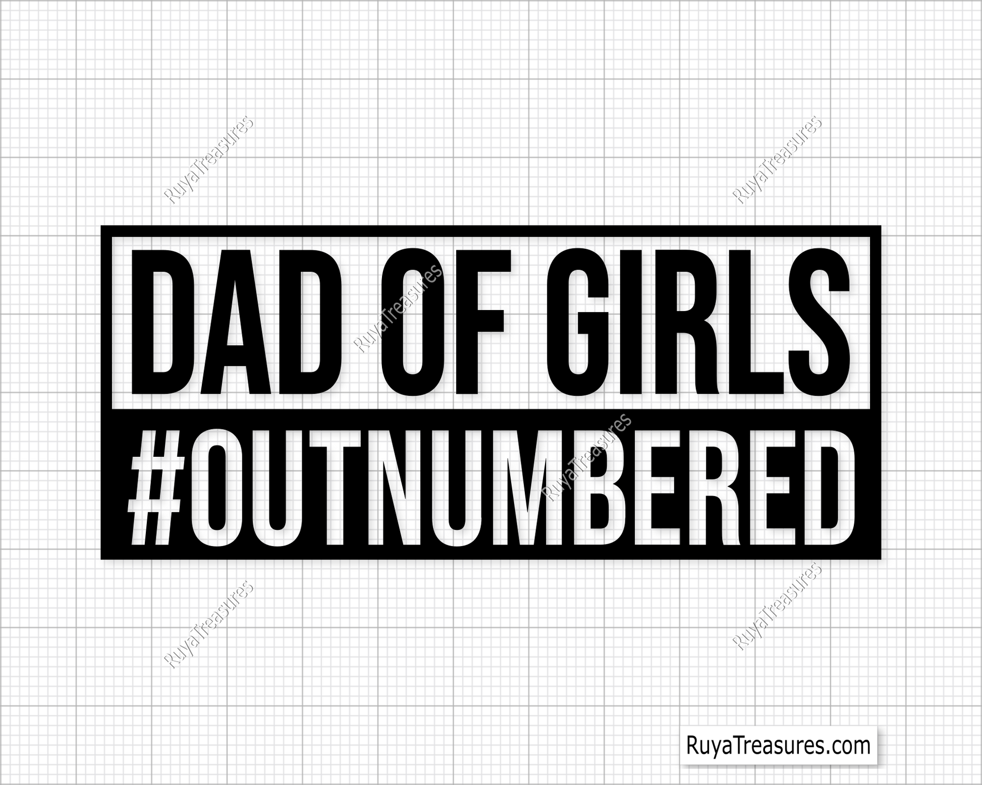 Dad Of Girls svg
