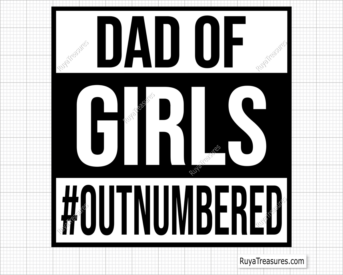 Dad Of Girls svg