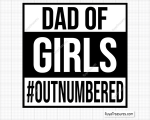 Dad Of Girls svg