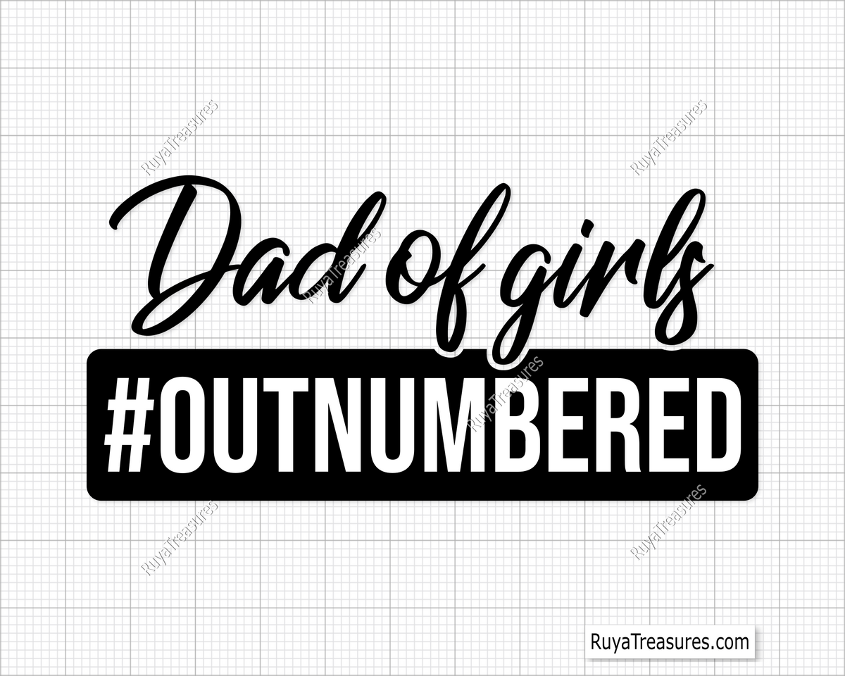Dad Of Girls svg 