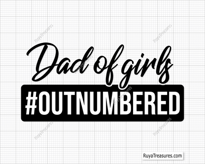 Dad Of Girls svg 
