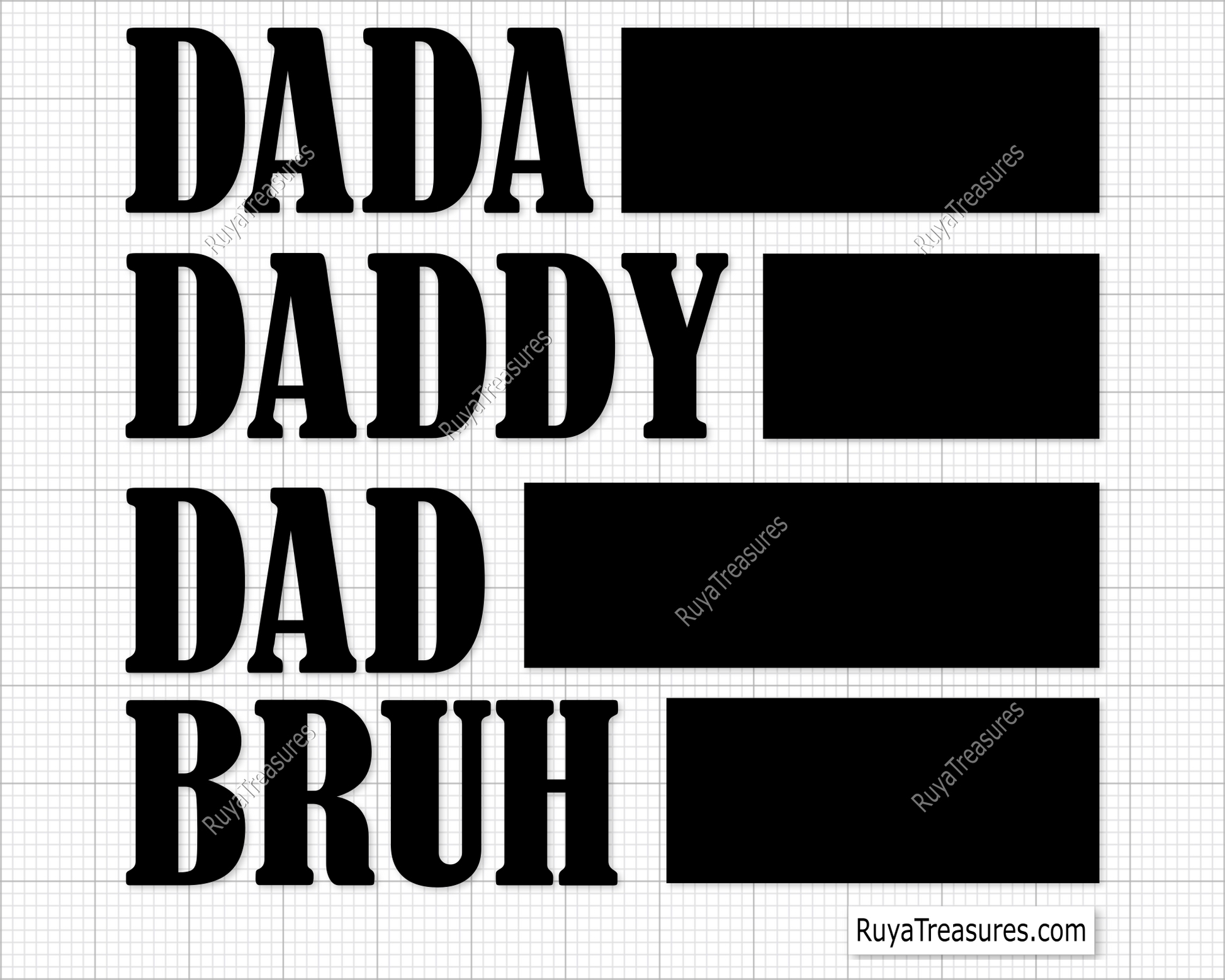 Dada Daddy Dad Bruh svg