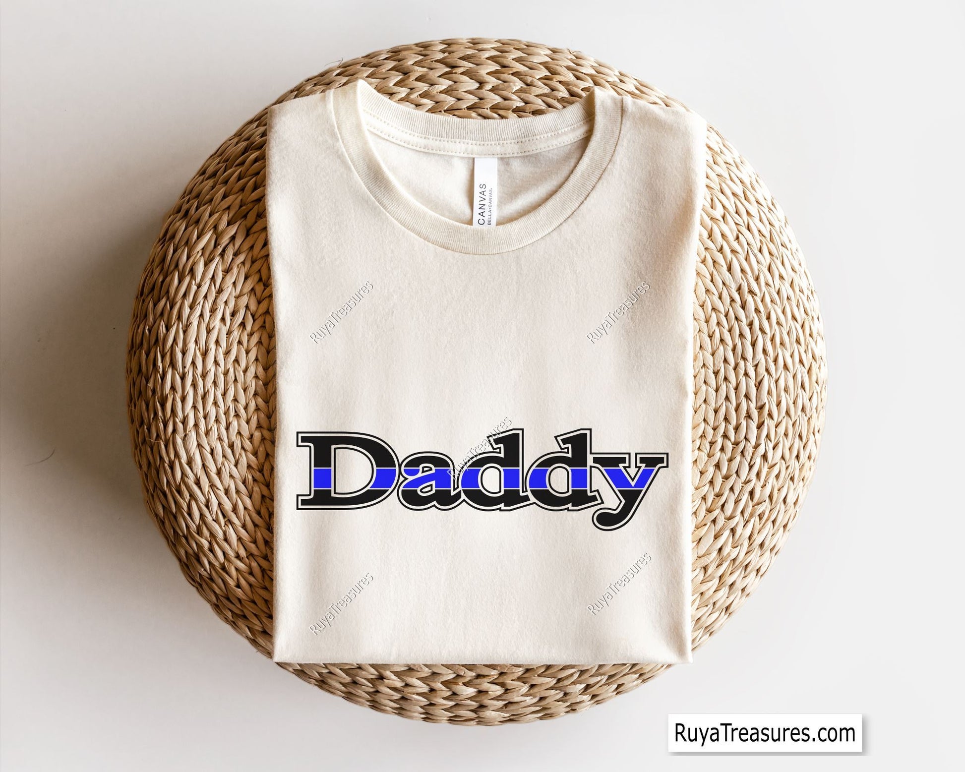 Daddy Thin Blue Line Svg
