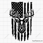 Deer Flag Svg