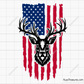 Deer Flag Svg