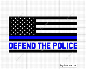 Defend the Police Svg