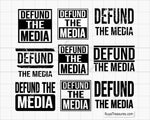 Defund The Media Svg