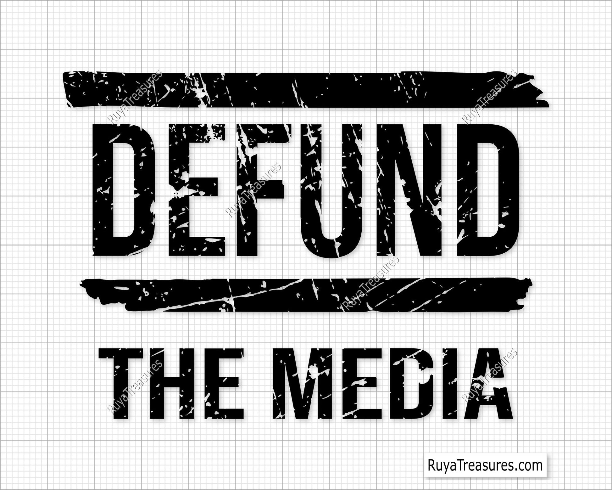Defund The Media Svg