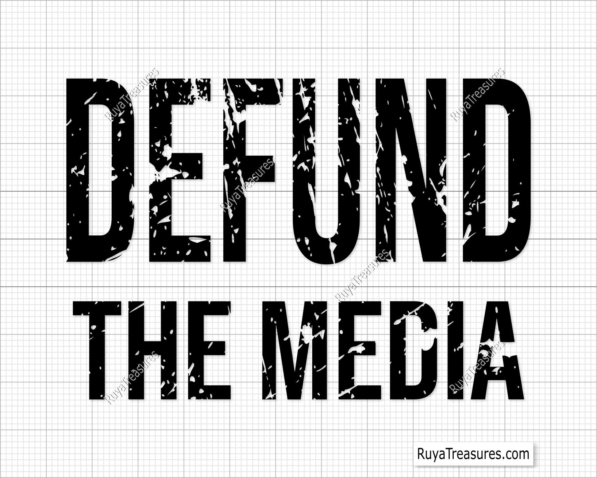 Defund The Media Svg